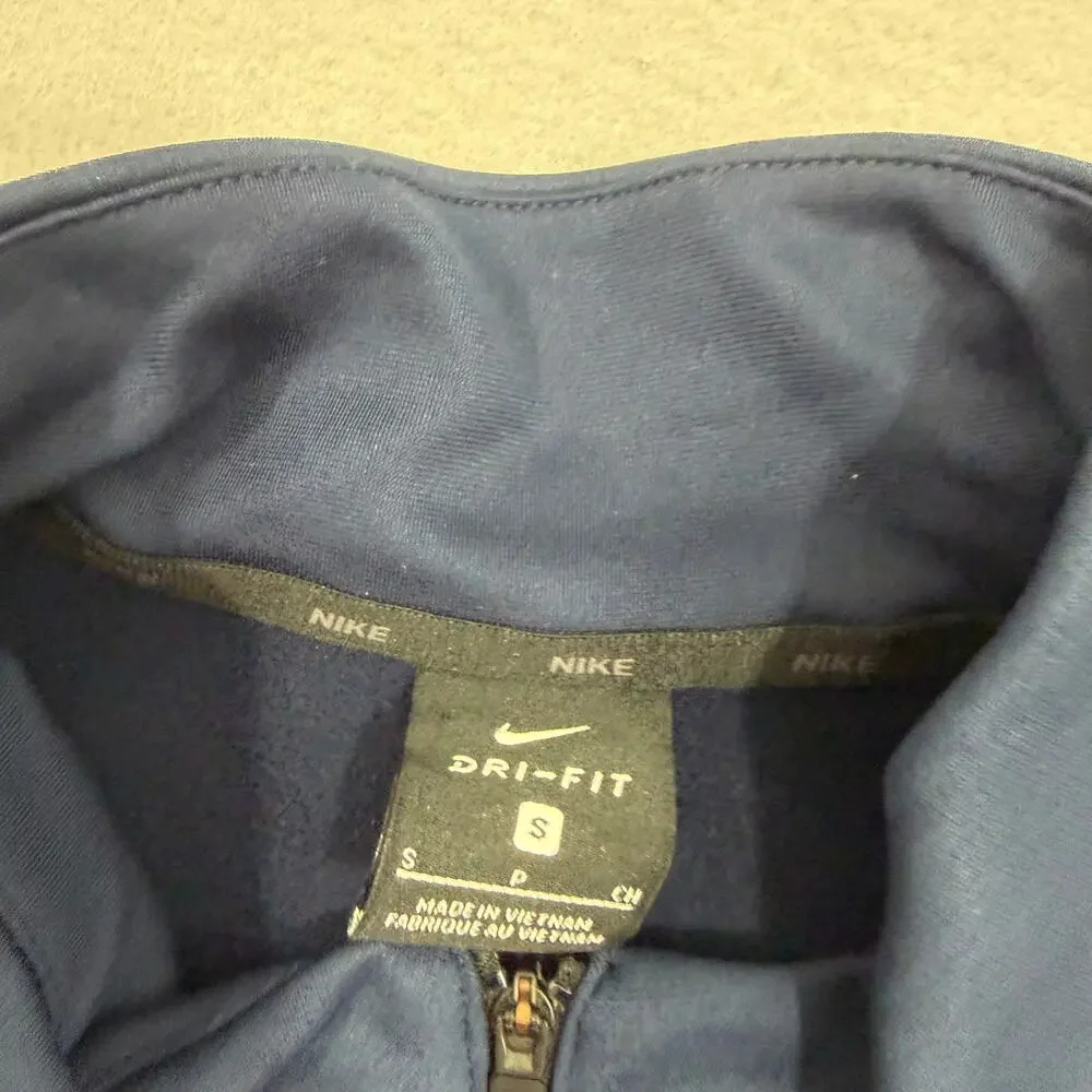 Nike Michigan Recreational Sports 1/4 Zip Pullover Small Blue Wolverines NWOT
